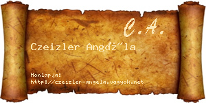 Czeizler Angéla névjegykártya